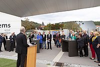 Bgm. Resch freut sich über die Überarbeitung des Welterbezentrums © Stadt Krems/Barbara Elser